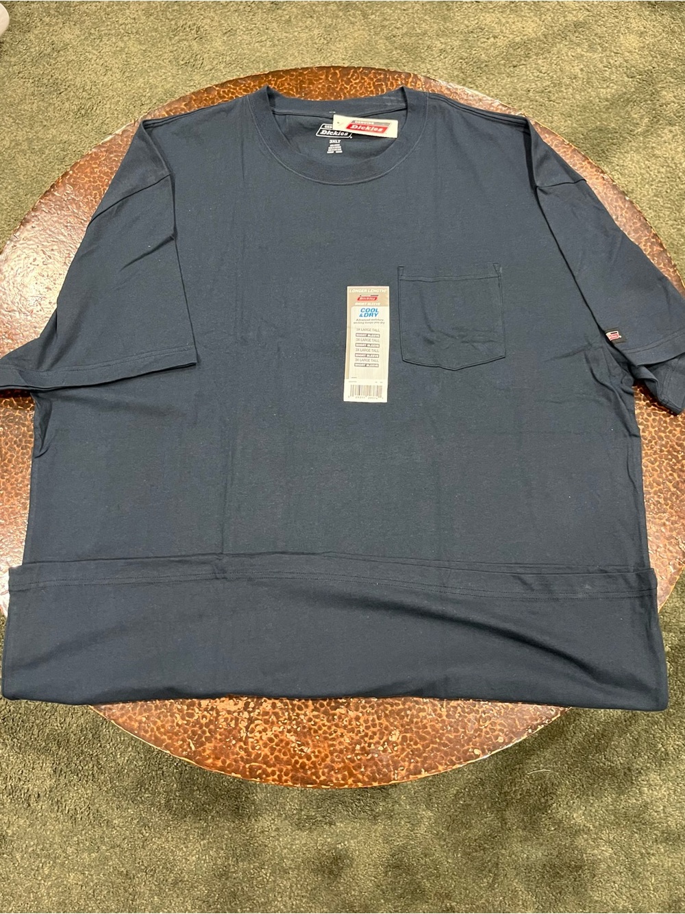 Dickies Men’s Navy Pocket T-Shirt - 3XLT